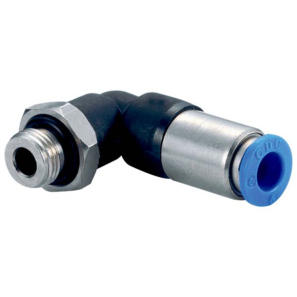 Flowstopventil 90° MS ø8×1/8"BSPP