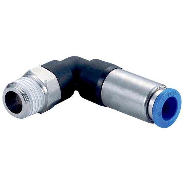 Flowstopventil 90° MS ø8×3/8"BSPT